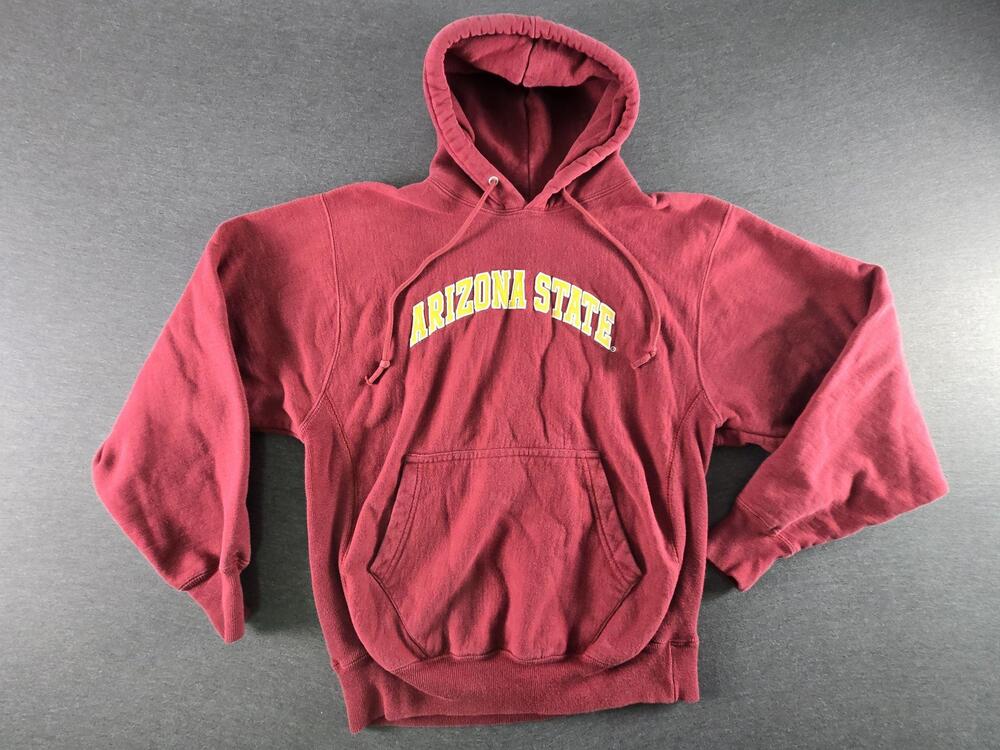 Arizona State Sun Devils Hoodie Sweatshirt Mens Small Red NCAA Steve & Barry's